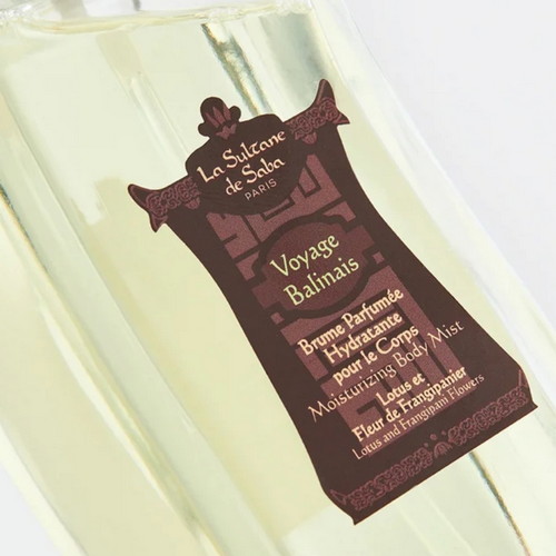 Парфюмированный увлажняющий спрей для тела La Sultane de Saba Lotus and Frangipani — изображение 2