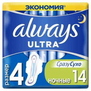 Прокладки Always Ultra Night Duo 14 шт