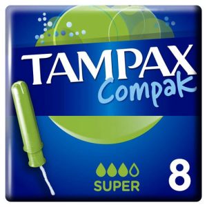 Тампоны Tampax Compak Super 8 шт