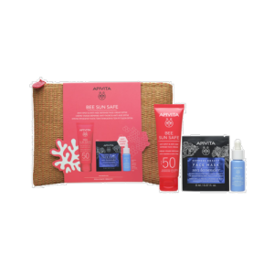 Набор Apivita Bee Sun Safe защита с солнцезащитным кремом против пигментных пятен SPF50