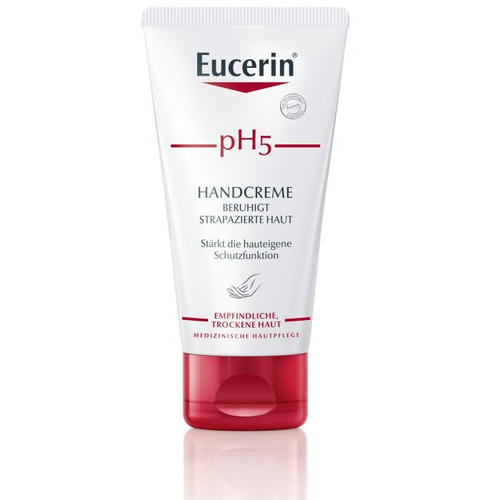 Крем для рук Eucerin Sensitive Skin pH5 для чувствительной кожи 75 мл