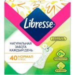 Прокладки Libresse Natural Normal+, 40 шт