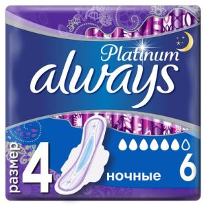 Прокладки Always Ultra Platinum Collection Night 6 шт