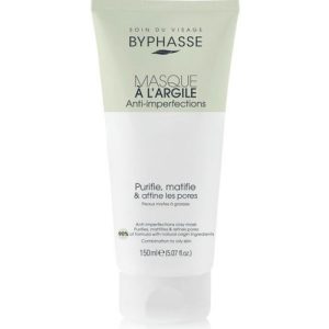 Маска Byphasse (Бифас) для лица глиняная против недостатков комбинированной и жирной кожи 150 мл