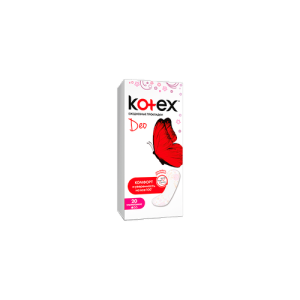 Прокладки Kotex Lux Super Slim DEO ежедневные №20