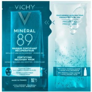 Маска Vichy Mineral 89 Тканевая укрепляющая для восстановления кожи лица 29 мл