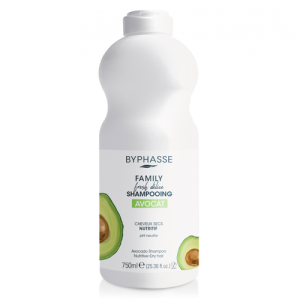 Шампунь Byphasse Family Fresh Delice для сухих волос с авокадо 750 мл