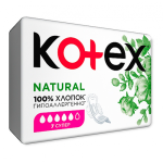Прокладки Kotex natural super №7