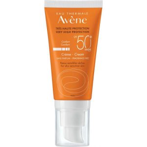 Крем Avene солнцезащитный SPF50 для сухой и чувствительной кожи 50 мл