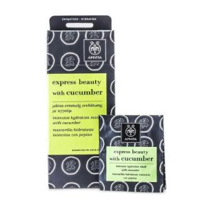 Маска Apivita Express Beauty интенсивно увлажняющая с огурцом 2х8 мл