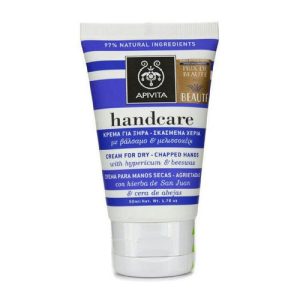 Крем для рук Apivita для сухой потрескавшейся кожи со зверобоем и пчелиным воском 50 мл