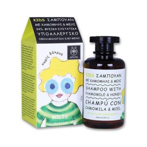 Шампунь Apivita Kids детский с ромашкой и медом 250 мл