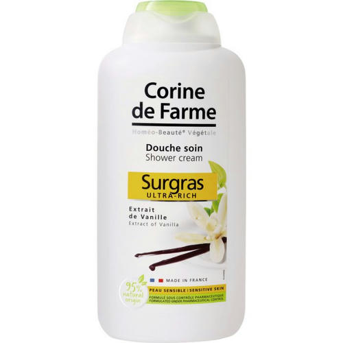 Гель-крем для душа Corine De Farme с экстрактом мадагаскарской ванили 500 мл