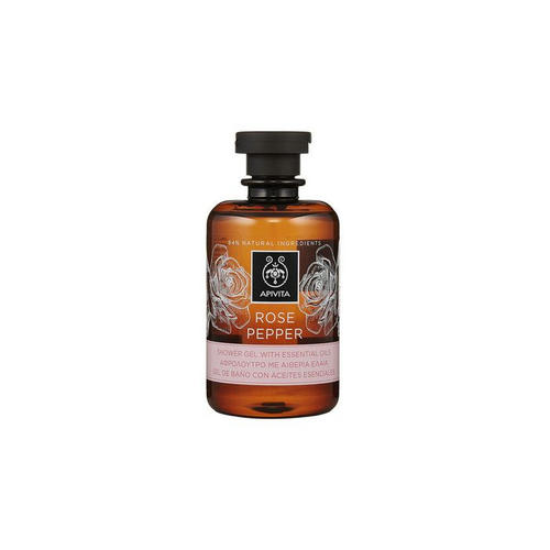 Гель Apivita для ванны и душа Роза и Перец с эфирными маслами 250 мл