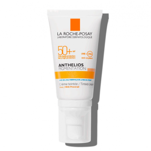Средство La Roche-Posay Anthelios Pigment Correct корректирующее с тонирующим эффектом для кожи склонной к гиперпигментации SPF 50+ 50 мл