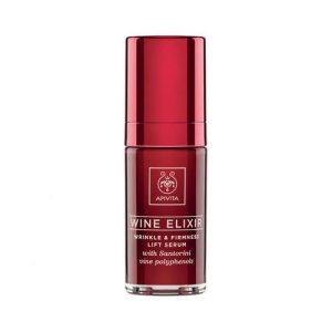 Сыворотка-лифтинг Apivita Wine Elixir с полифенолами вина региона Санторини 30 мл