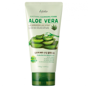 Пена Esfolio (Эсфолио) AV для умывания успокаивающая Алоэ вера 150 мл
