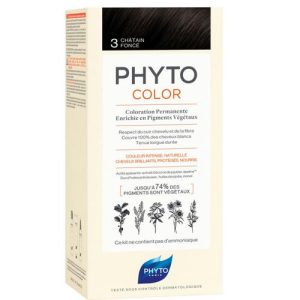 Крем-краска для волос Phyto Phytocolor Тон 3 (темный шатен)