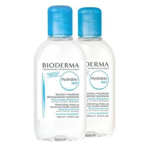 Набор Bioderma Hydrabio Duo Лосьон Н2О очищающий 2*250 мл второй в подарок