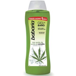 Гель Babaria (Бабария) масло семян каннабиса для ванны и душа 1000 мл