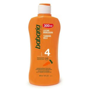 Молочко Babaria (Бабария) для загара для тела SPF4 300 мл