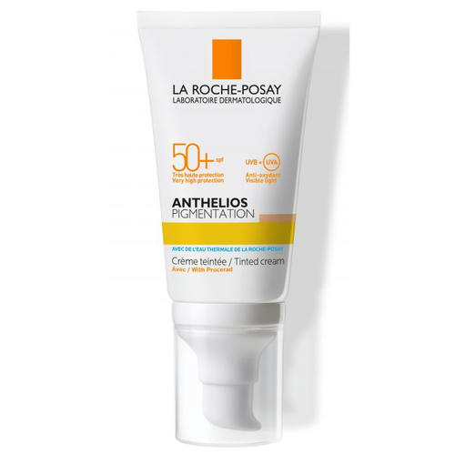 Крем La Roche-Posay Anthelios с тонирующим эффектом для кожи лица склонной к гиперпигментации светлый SPF50+ 50 мл