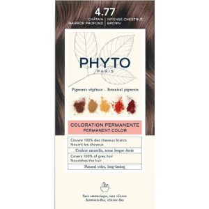 Крем-краска для волос Phyto Phytocolor Тон 4.77 (темный шатен каштановый)