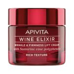 Крем-лифтинг Apivita Wine Elixir насыщенный с полифенолами вина региона Санторини 50 мл