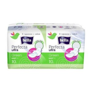 Прокладки Bella Perfecta Ultra Green 10+10 шт