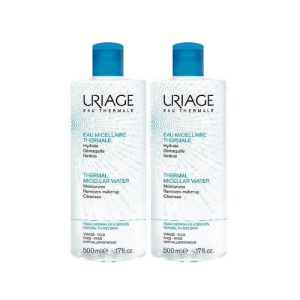 Набор Uriage Вода мицеллярная термальная для нормальной и сухой кожи 2х500 мл