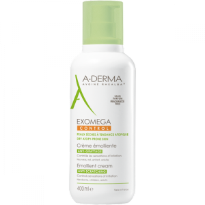 Крем-эмолент A-Derma Exomega Control для ухода за атопической кожей детей и взрослых 400 мл
