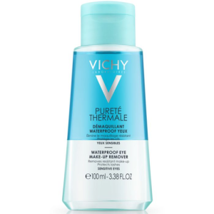 Средство Vichy Purete Thermale двухфазное для снятия макияжа с глаз с защитой от выпадения ресниц 100 мл