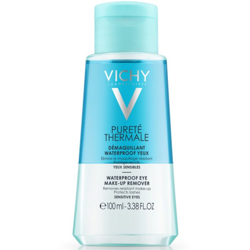 Средство Vichy Purete Thermale двухфазное для снятия макияжа с глаз с защитой от выпадения ресниц 100 мл