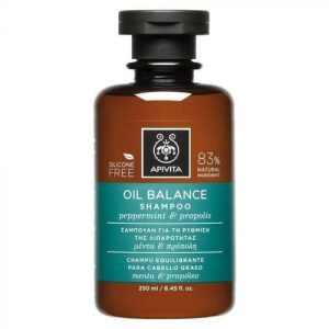 Шампунь Apivita для очень жирных волос с мятой и прополисом 250 мл