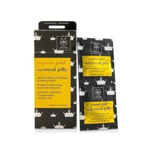 Маска Apivita Express Beauty восстановливающая повышает упругость кожи с маточным молочком 2х8 мл