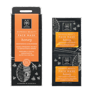 Маска Apivita Express Beauty увлажняющая и питание с медом 2х8 мл