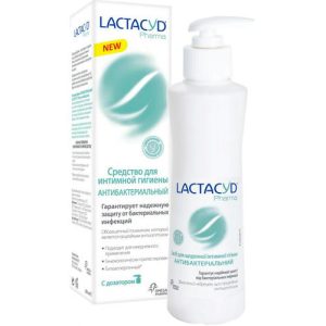 Средство для интимной гигиены Лактацид (Lactacyd) Антибактериальный с дозатором 250 мл
