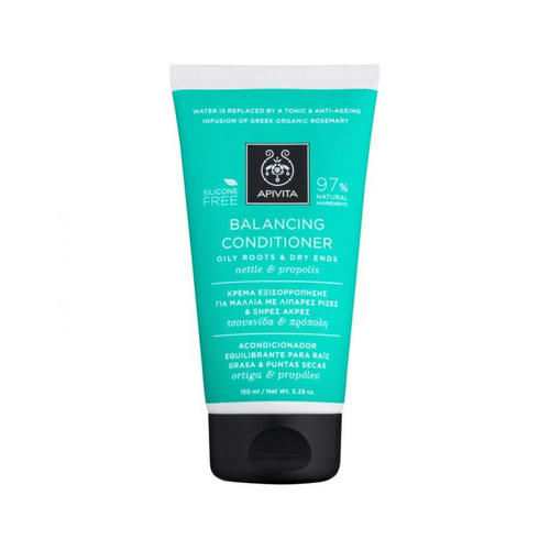 Кондиционер Apivita Balancing с крапивой и прополисом для волоc с жирными корнями и сухими кончиками 150 мл