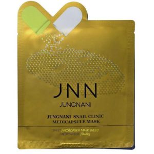 Маска тканевая Jungnani Муцин улитки восстановление кожи лица 23 мл