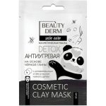 Маска для лица Beauty Derm Detox Антиугревая на основе черной глины, 12 мл