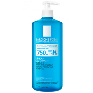 Гель La Roche-Posay Lipikar очищающий с успокаивающими и защитными свойствами 750 мл