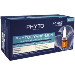 Средство против выпадения волос Phyto Phytocyane для мужчин, 12 шт. х 3,5 мл