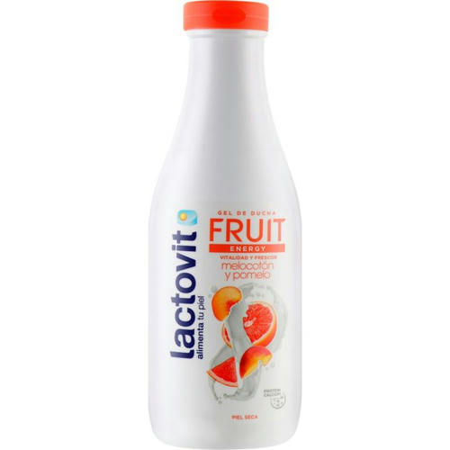 Гель для душа Lactovit Fruit Energy Персик и грейпфрут, 600 мл