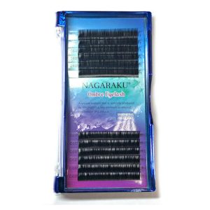 NAGARAKU, Ресницы на ленте Ombre, 11/0,07 мм, C-изгиб