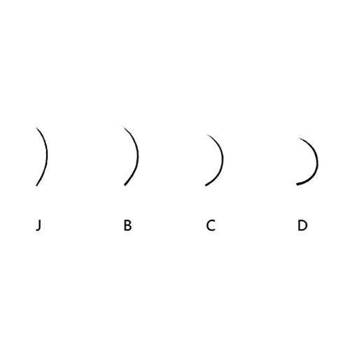 NAGARAKU, Ресницы на ленте Natural Mink, 11/0,07 мм, C-изгиб — изображение 2