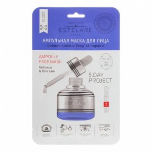 Estelare, Ампульная маска для лица «Сияние кожи и Уход за порами» 4 day