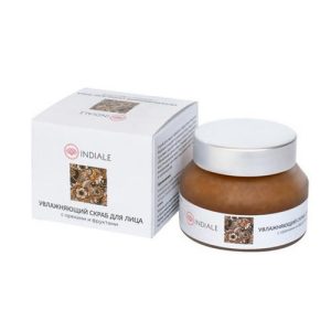 Indiale, Увлажняющий скраб для лица, 50 г