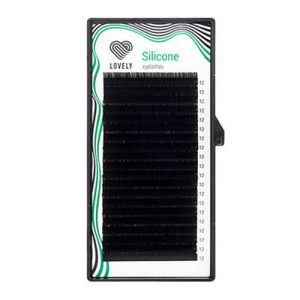 Lovely, Ресницы на ленте Silicone, 11/0,10 мм, C-изгиб