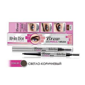 Alvin D'or, Карандаш для бровей Intense Brow, Light Brown
