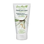 Green Mama, Скраб для лица «Кедровый орех и уссурийский хмель», 170 мл